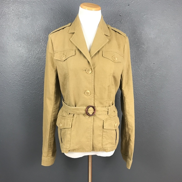 Banana Republic Jackets & Blazers - Banana Republic Linen Blend Utility Jacket